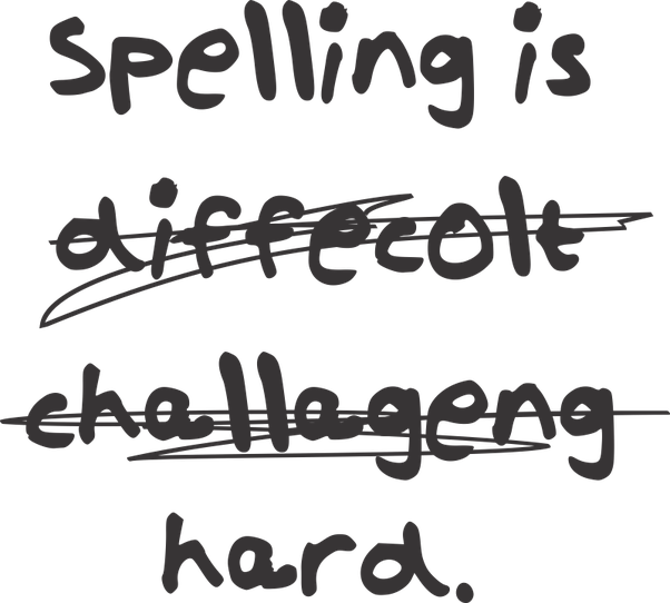 spelling clipart word choice