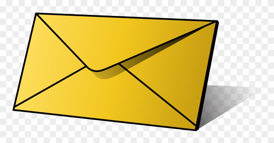 Mail clipart yellow envelope. Paper clip art christmas