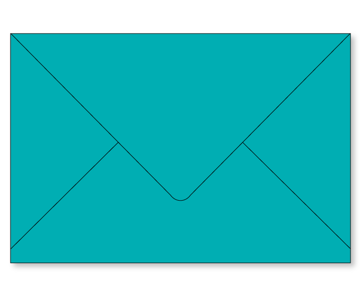 Envelope colored envelope