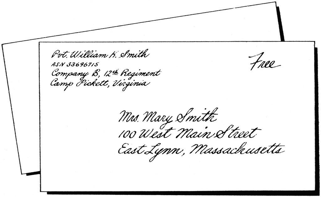 mail clipart addressed envelope