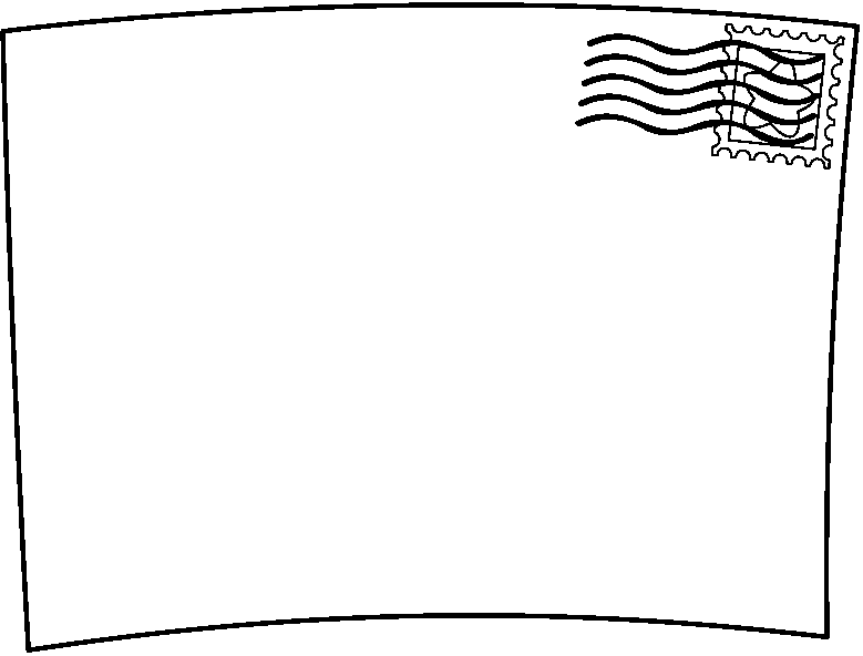 stamp clipart envelope