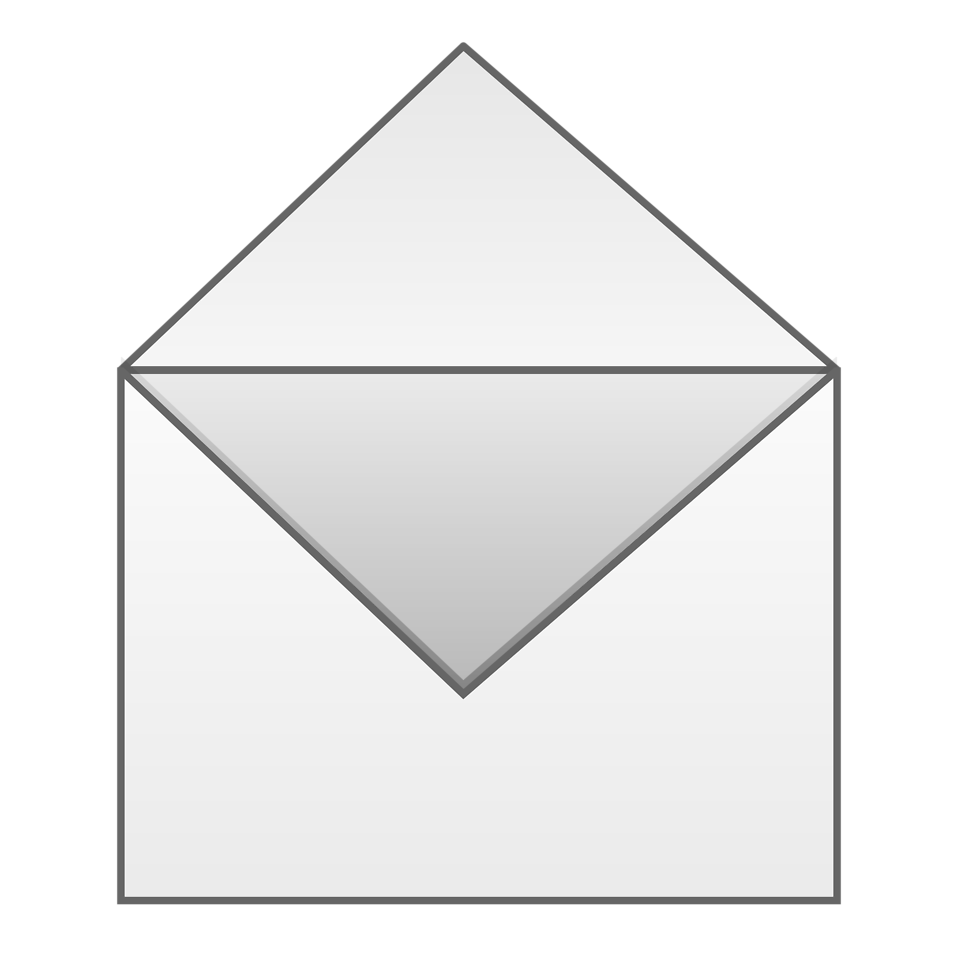 Envelope clipart lettter. Free stock photo illustration