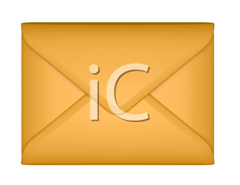 Envelope clipart sealed envelope. Royalty free image of