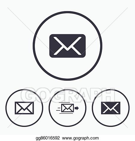 envelope clipart sign mail