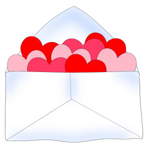 Free envelope cliparts download. Valentine clipart note