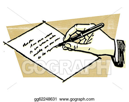 envelope clipart written letter