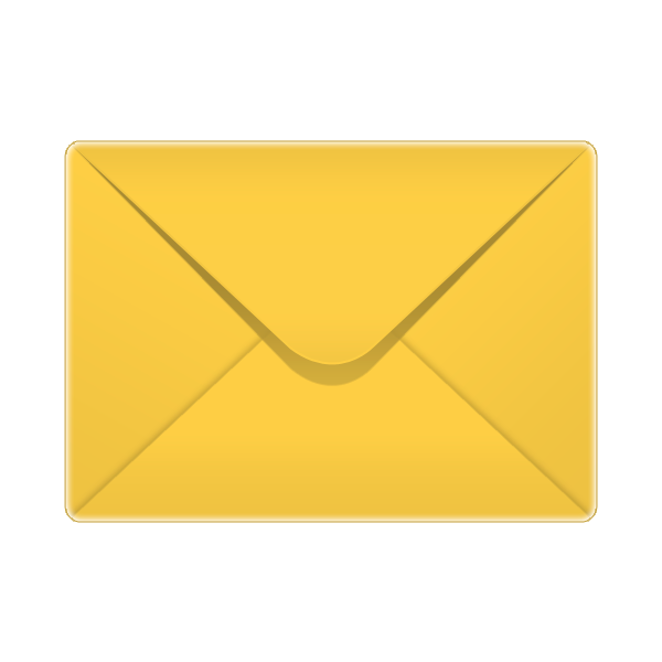 envelope clipart yellow envelope