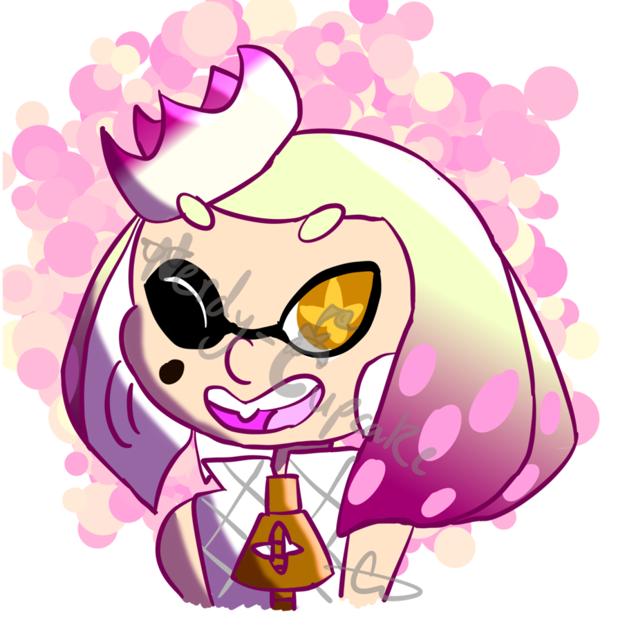Splatoon by nerdy cupcake. Eraser clipart pink pearl