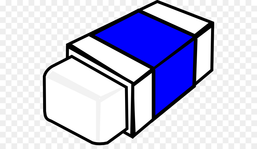 eraser clipart rectangular