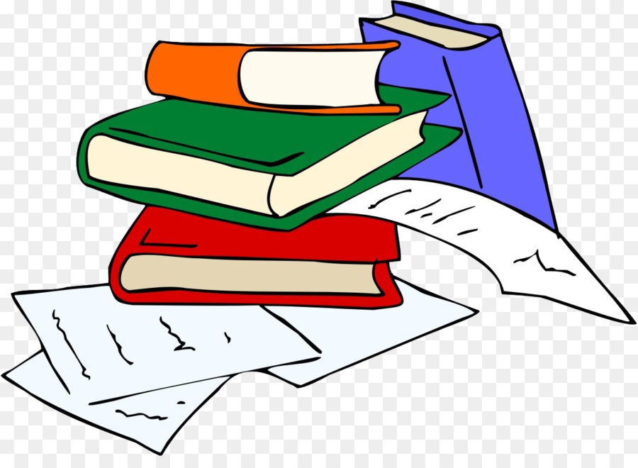 Cartoon writing paper transparent. Essay clipart book