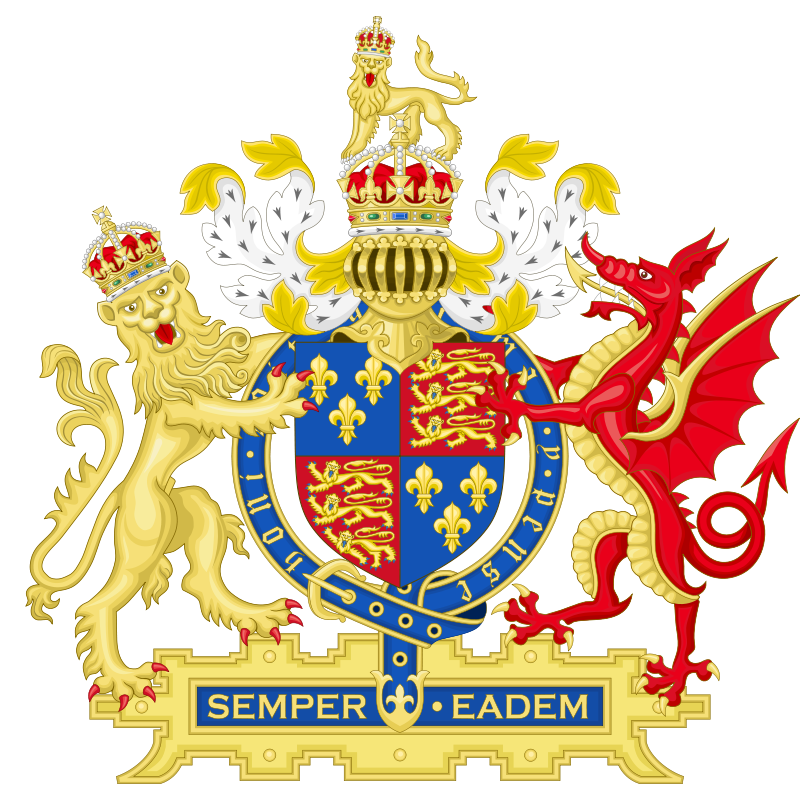 History clipart tudor. Coat of arms queen