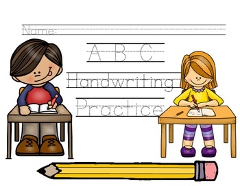 handwriting clipart teaching writing