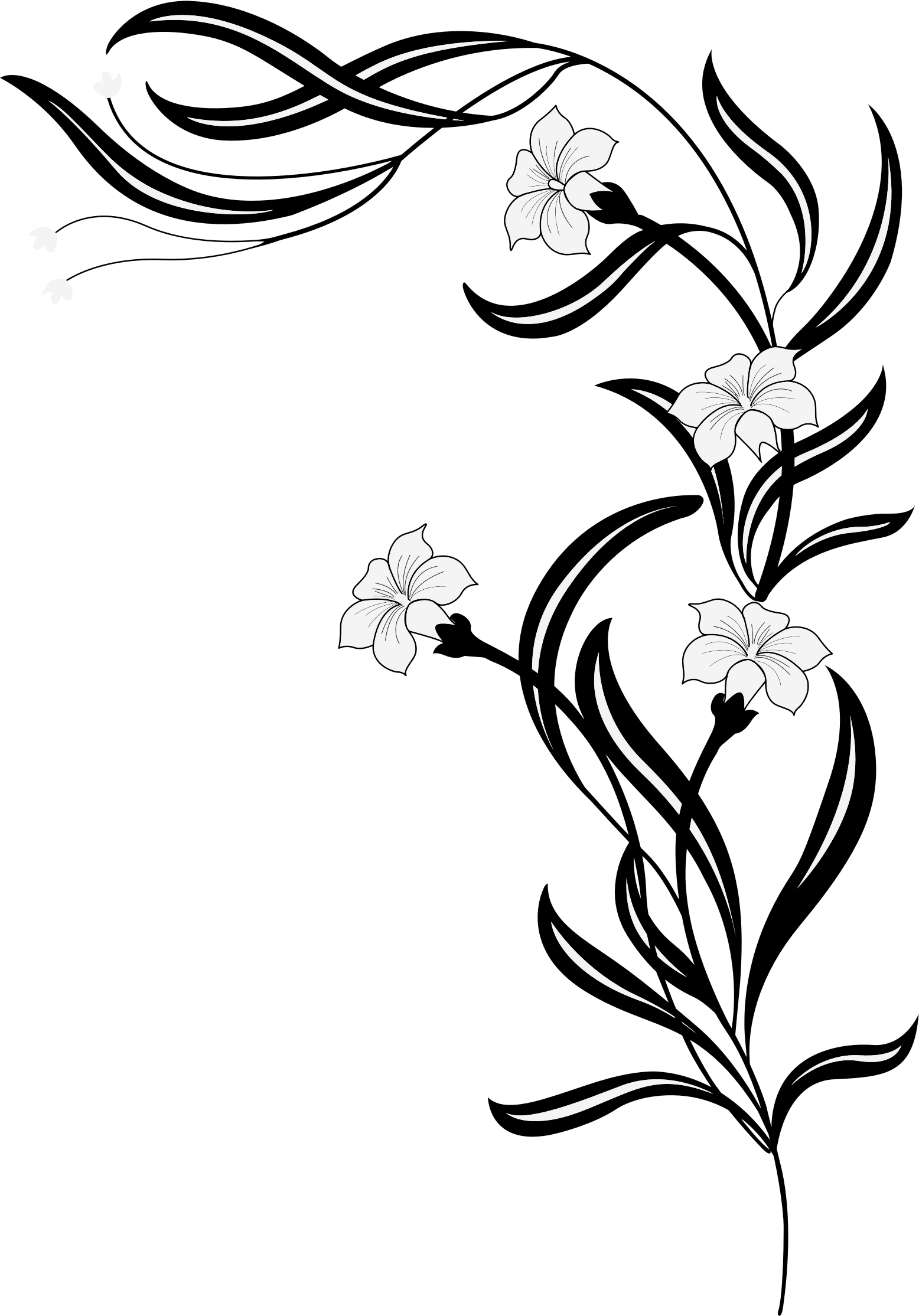 Europe clipart black and white. Flowers icons png free