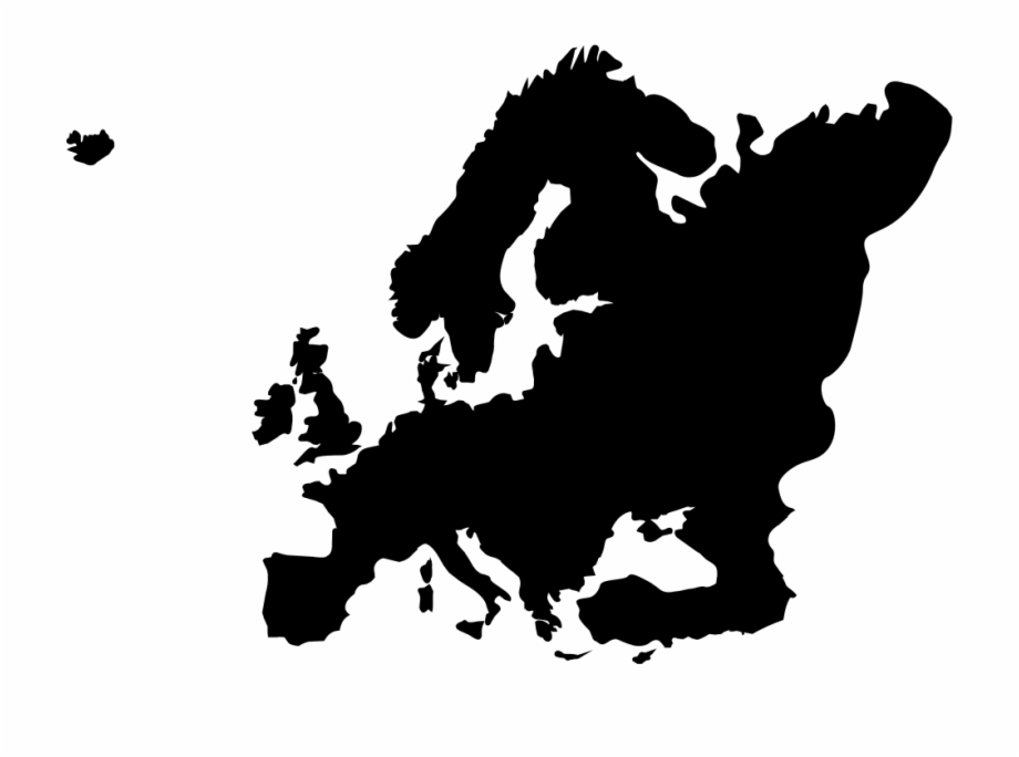 Europe clipart black and white. Font comments map clip