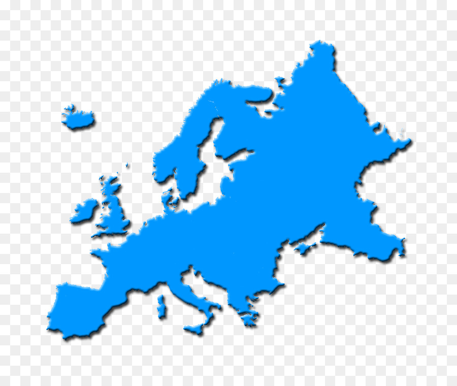 europe clipart blue