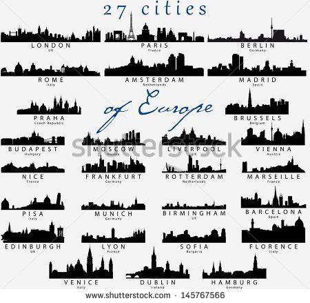 europe clipart city european