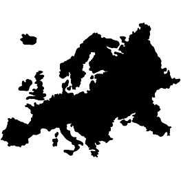 europe clipart silhouette
