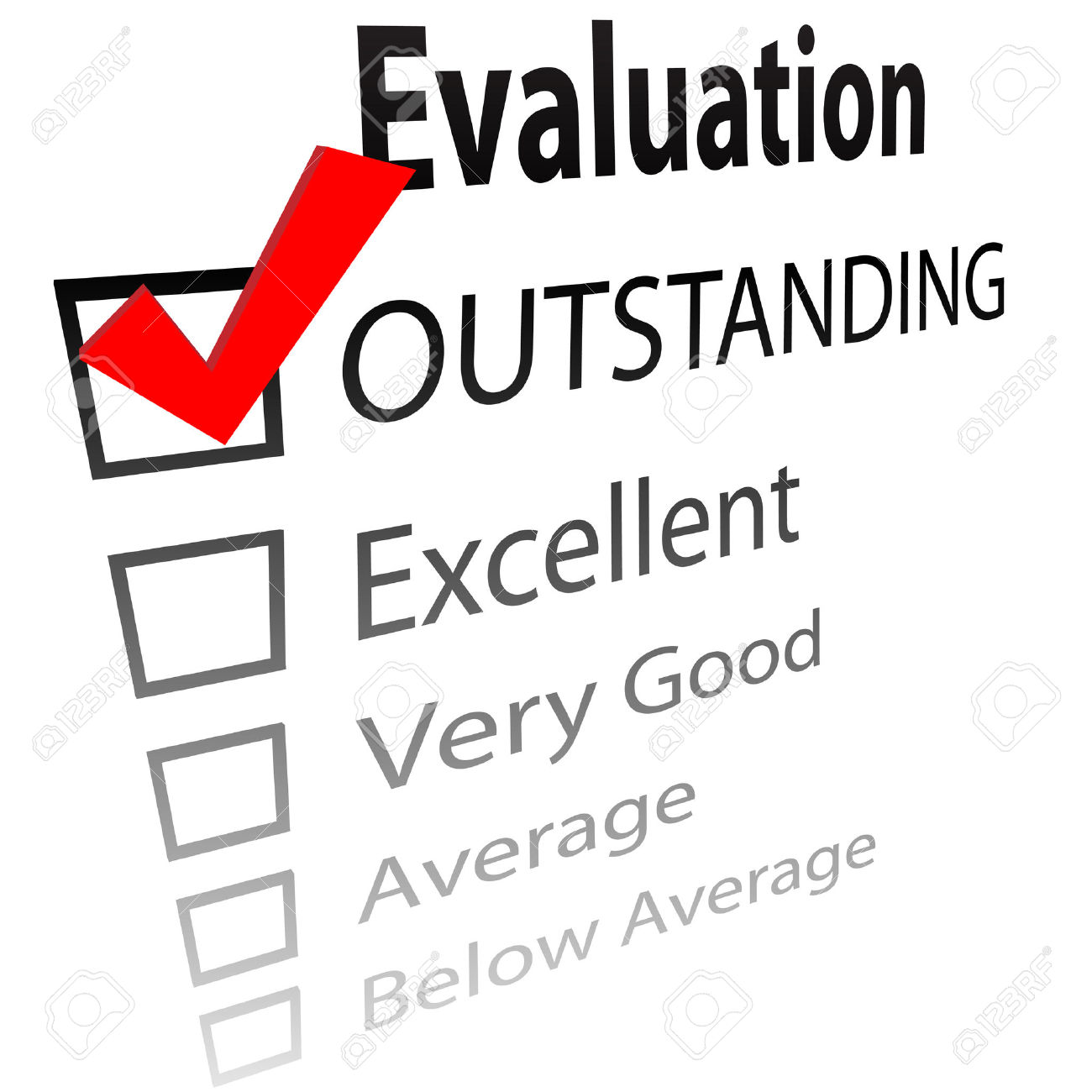 evaluation clipart