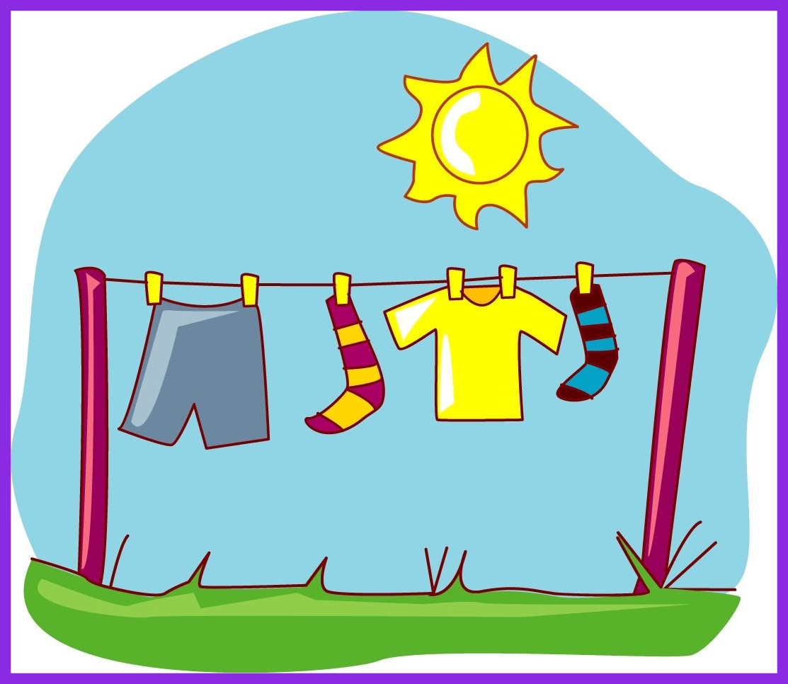 laundry clipart dry weather