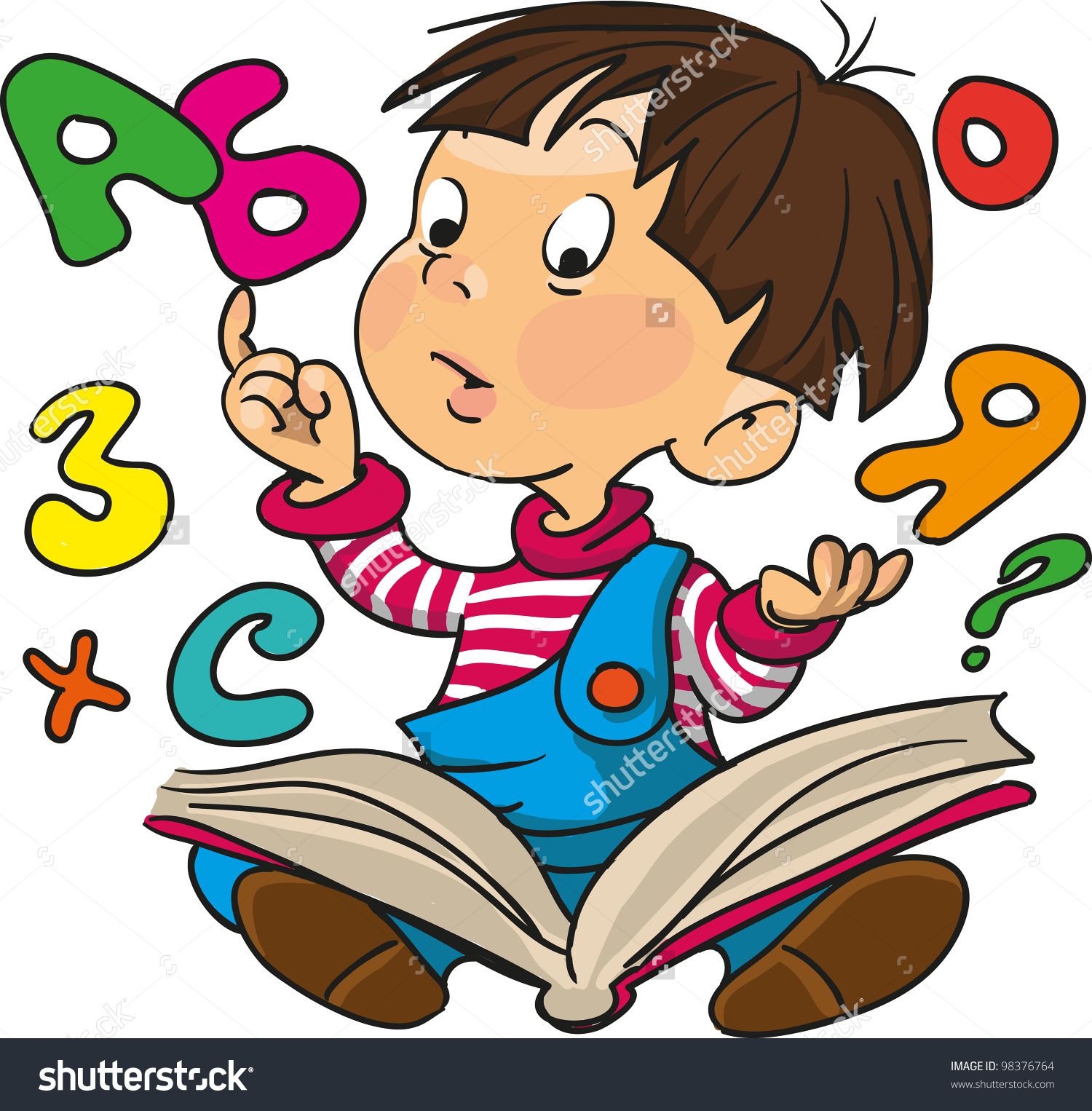 Pictures of a curious. Evidence clipart boy