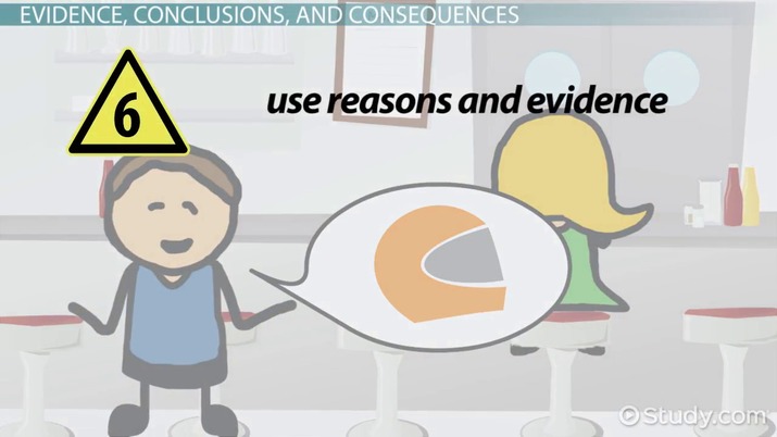 evidence clipart conclusion