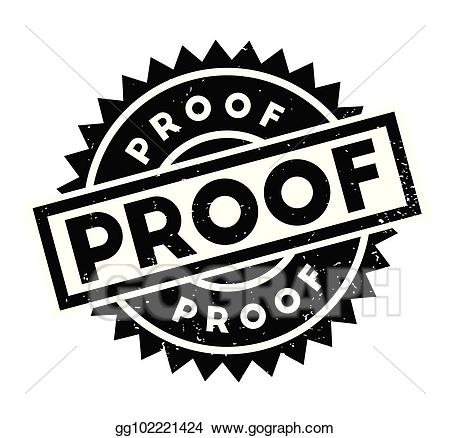Vector stock proof rubber. Evidence clipart conclusion