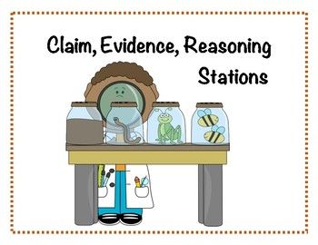 Claim reasoning stations ngss. Evidence clipart hint