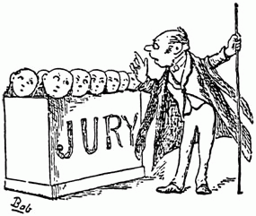 Evidence clipart jury trial.  opening statement mistakes