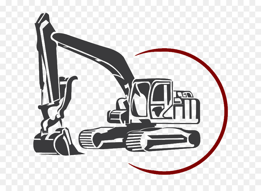 Excavator clipart silhouette. Free backhoe download clip