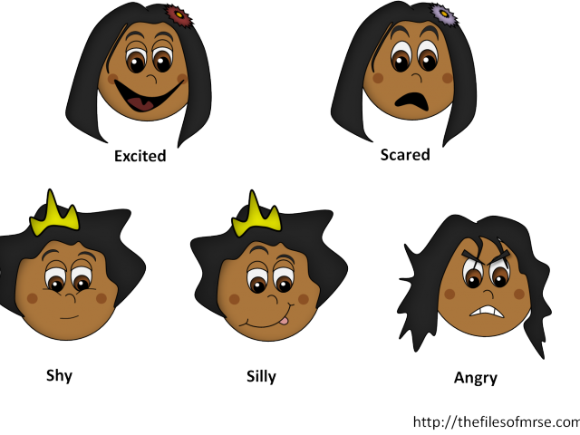 Feeling faces happy free. Excited clipart cartoon