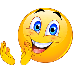 Excited clipart done. Funny happy faces images