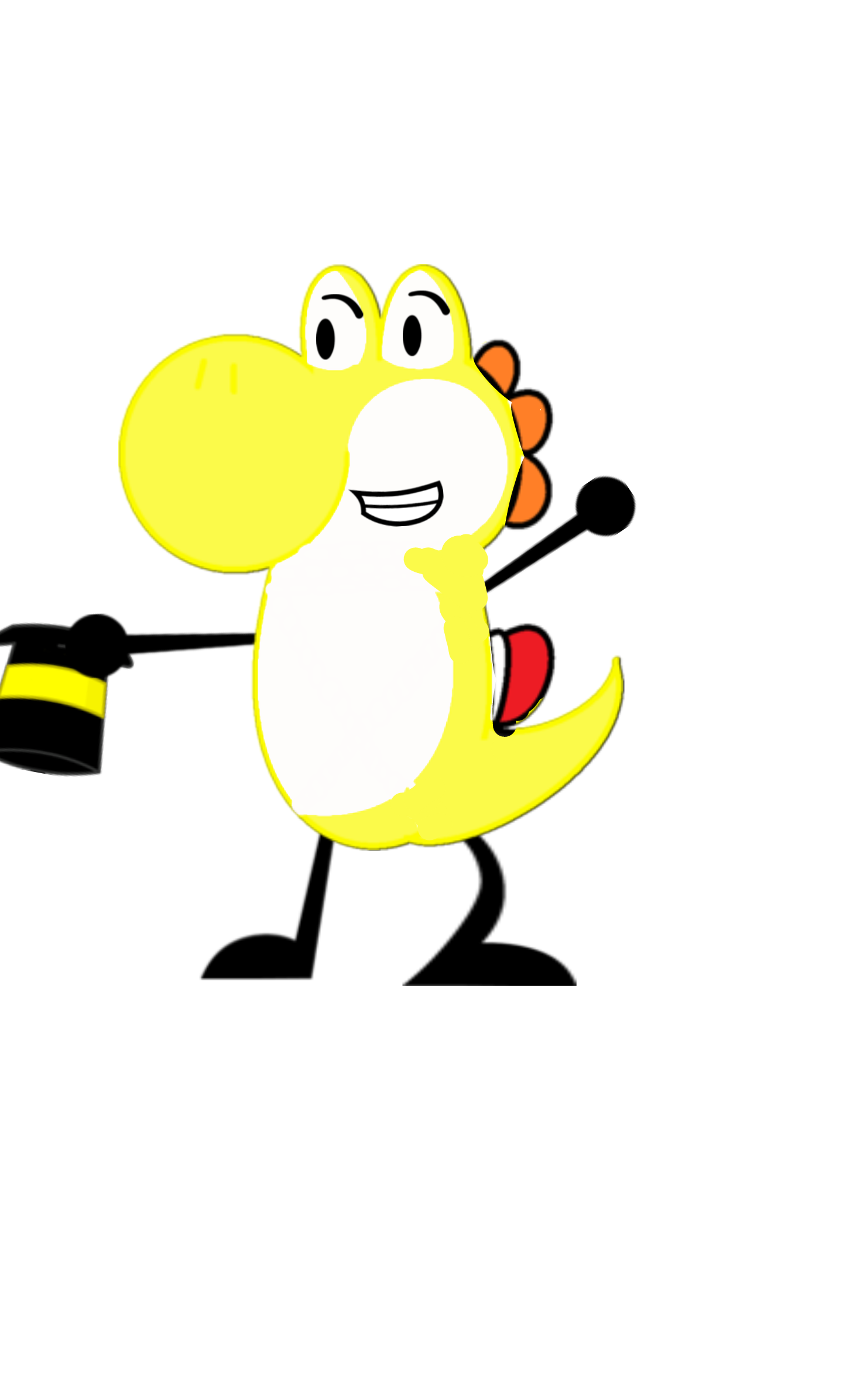Excited clipart thrilled. Image yellow yoshi png