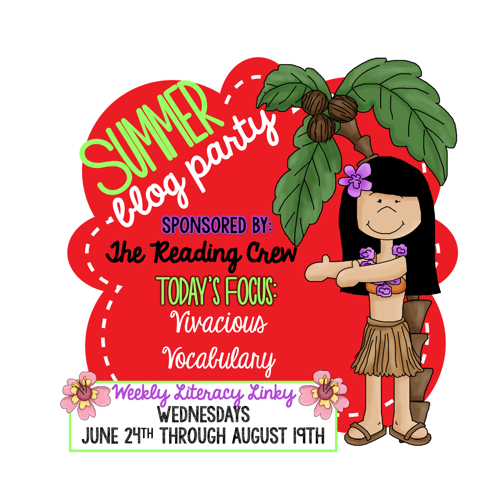 Excited clipart vivacious. Simply literacy summer blog