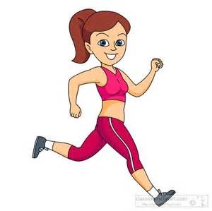 Exercising clipart jogging. Clip art runners bing