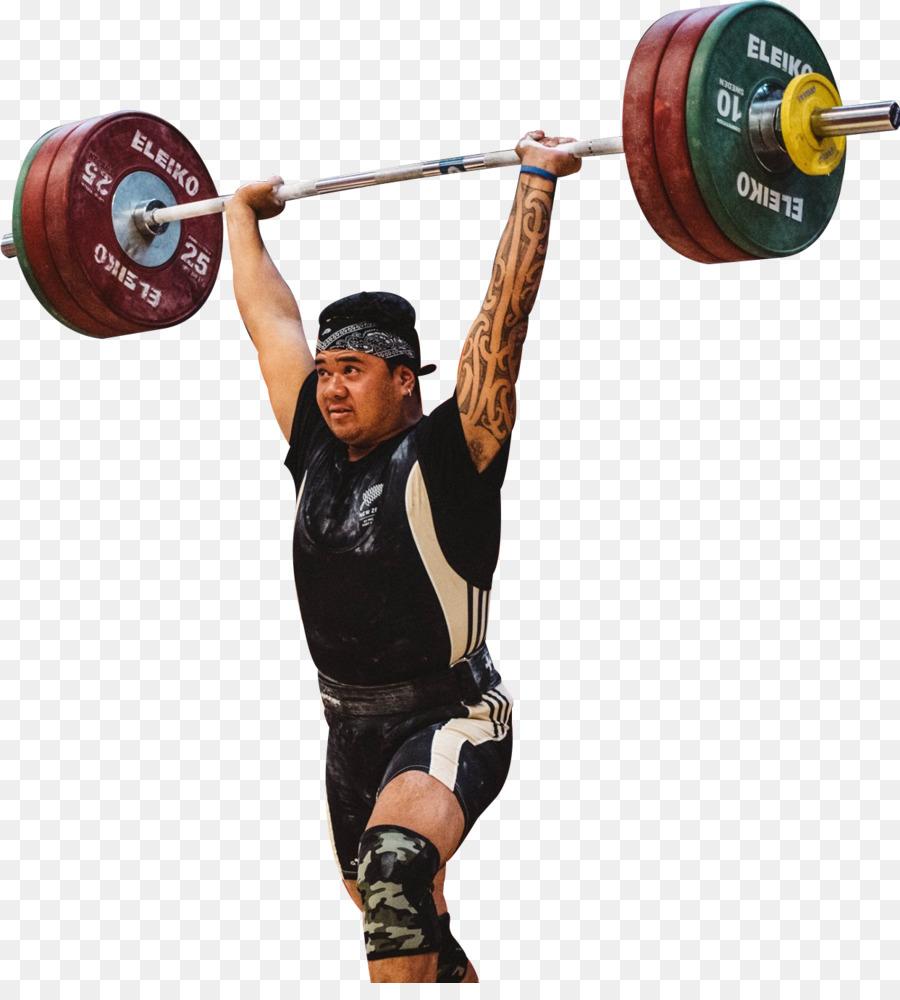 Fitness cartoon barbell . Exercise clipart weightlifting