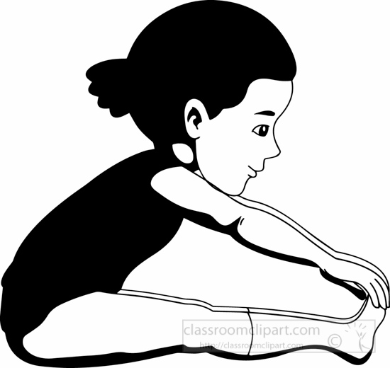 Exercising clipart black and white. Free cliparts download clip