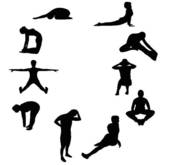 Exercising clipart circuit training. Free fitness class cliparts