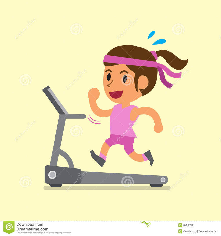 exercising clipart exercise machine