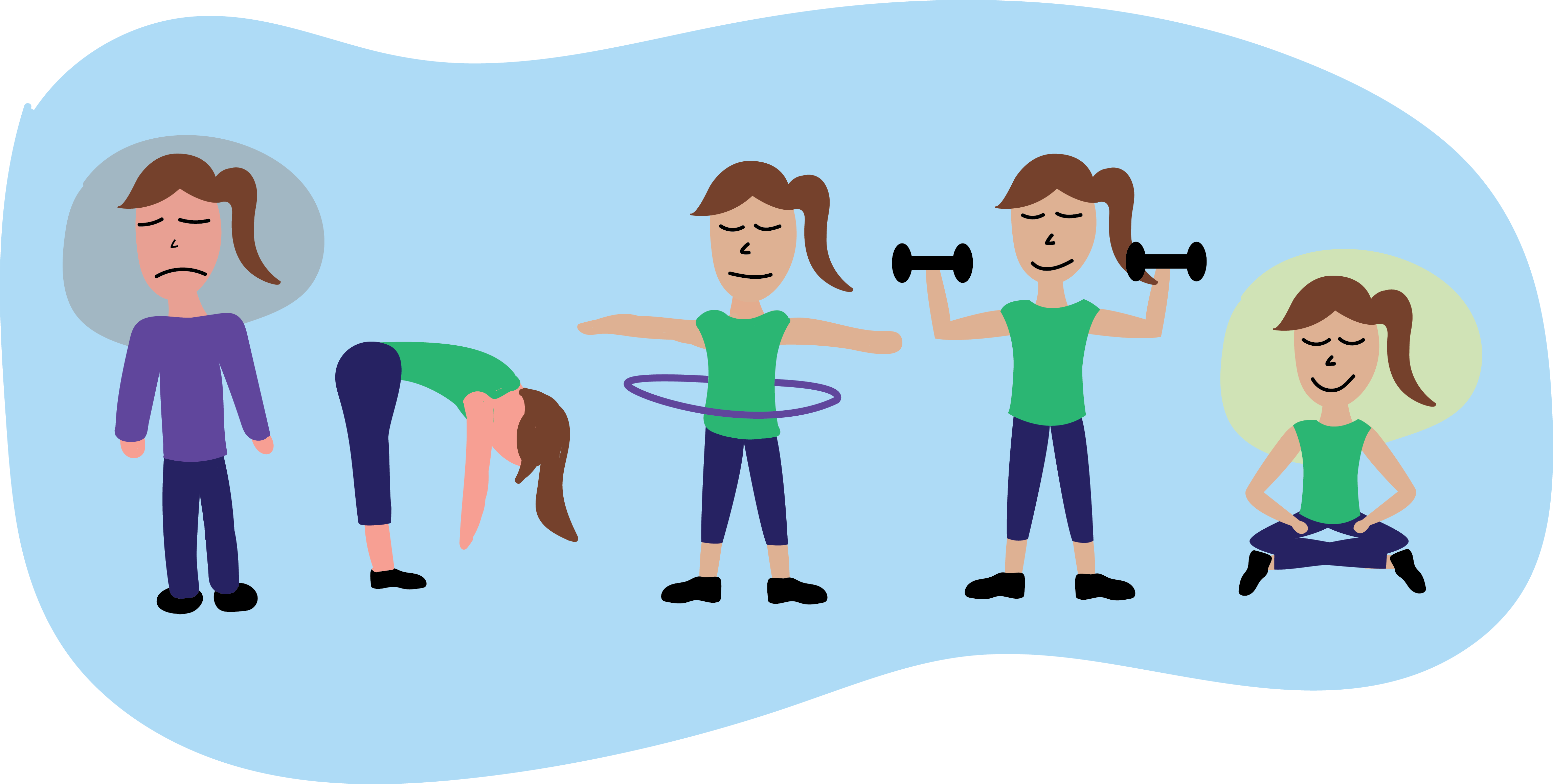 Health archives emerald media. Exercising clipart group exercise
