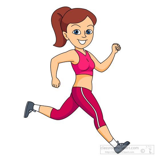 runner clipart fitness