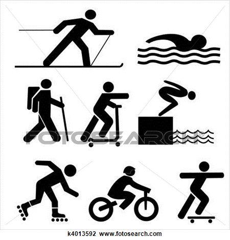 Exercise panda free . Exercising clipart stick figure
