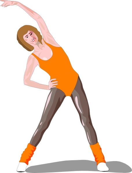 Exercising clipart vector. Fitness exercise clip art