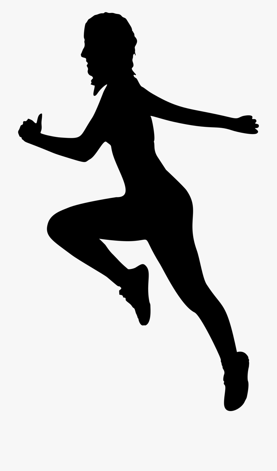 Exercising clipart woman exercise. Fitness silhouette 