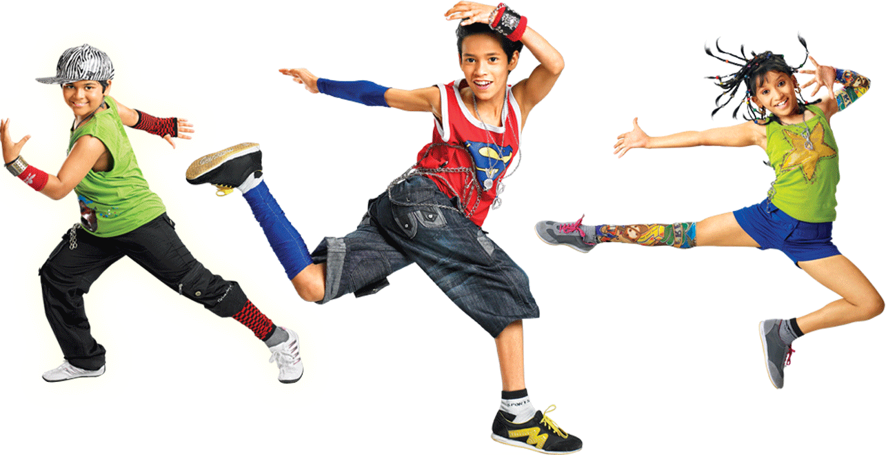 Healthy kids fighting obesity. Exercising clipart zumba kid