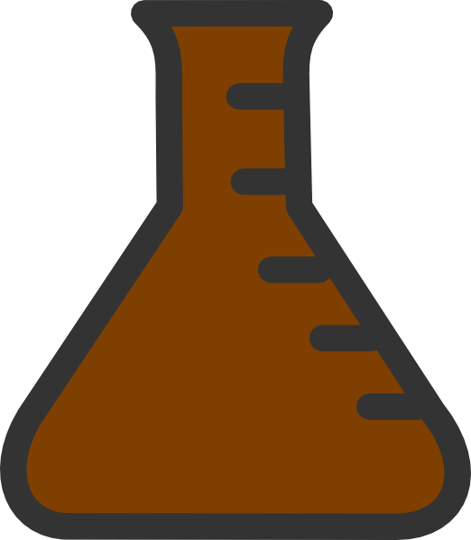 Bottle brown at clker. Lab clipart clip art