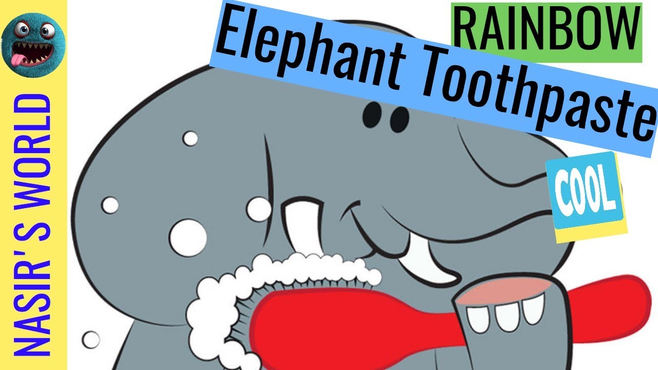 experiment clipart elephant toothpaste