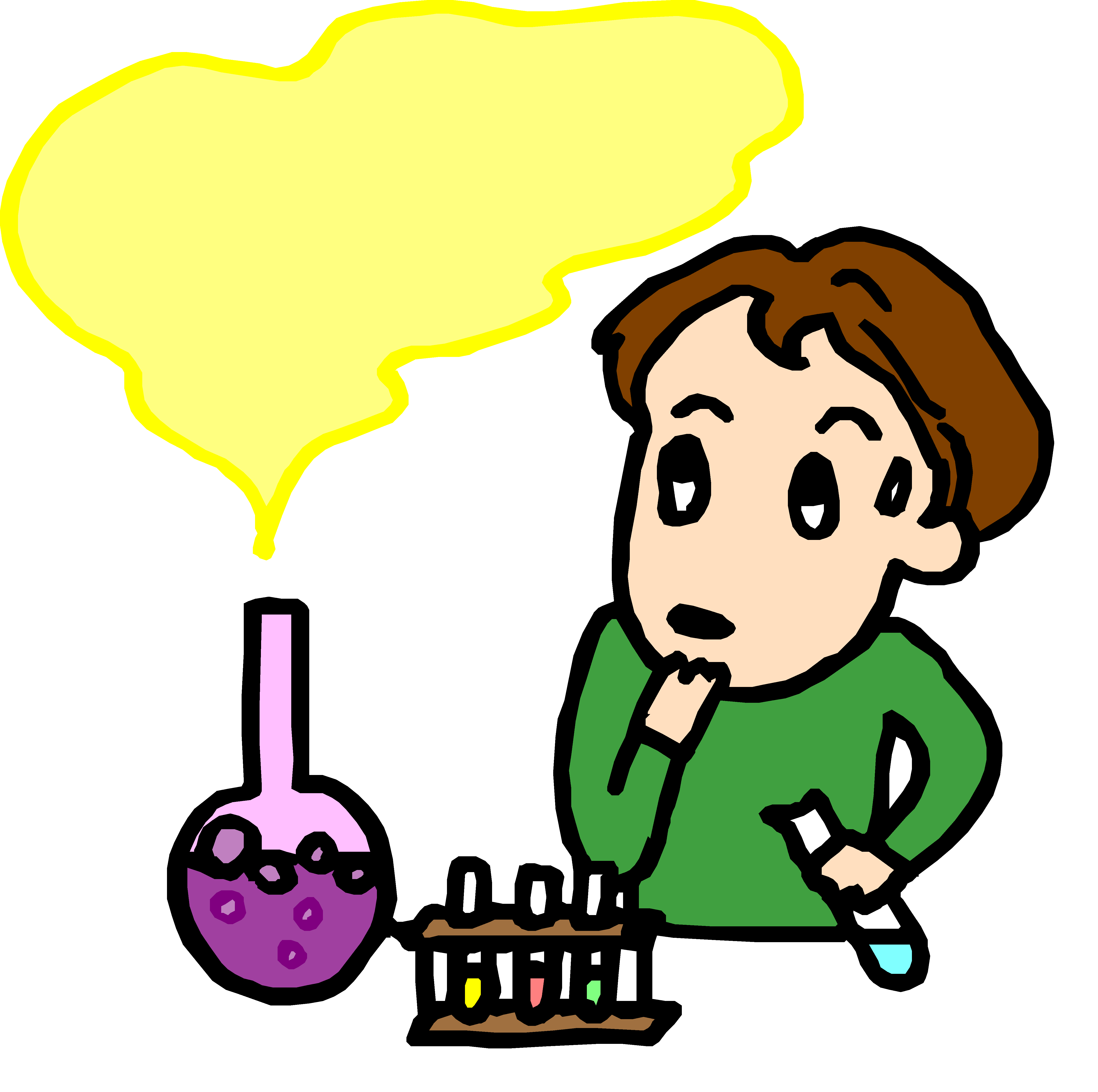 experiment clipart inference science