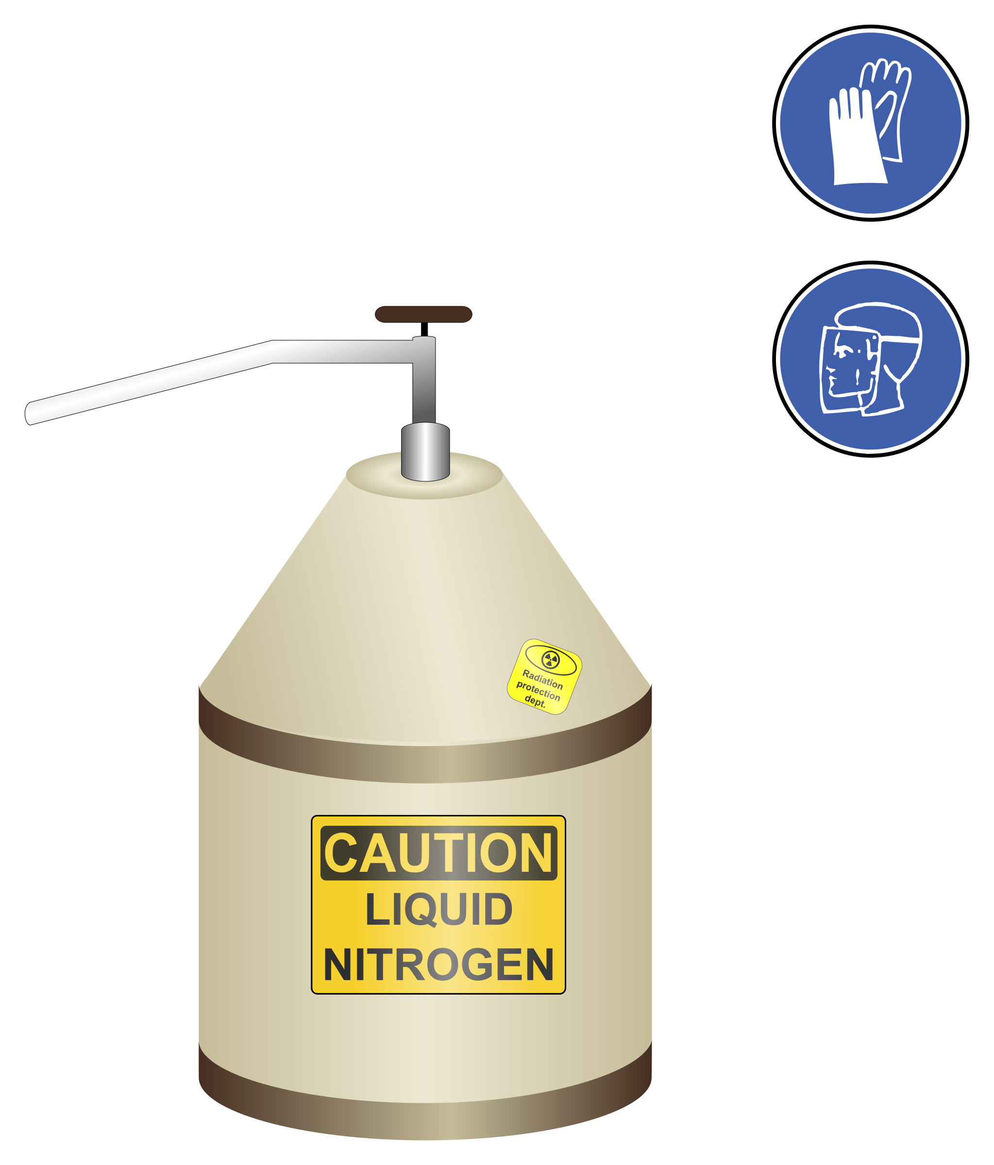 experiment clipart liquid nitrogen