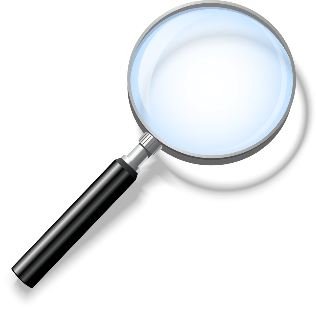 experiment clipart magnifying glass