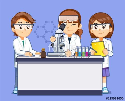 experiment clipart science class